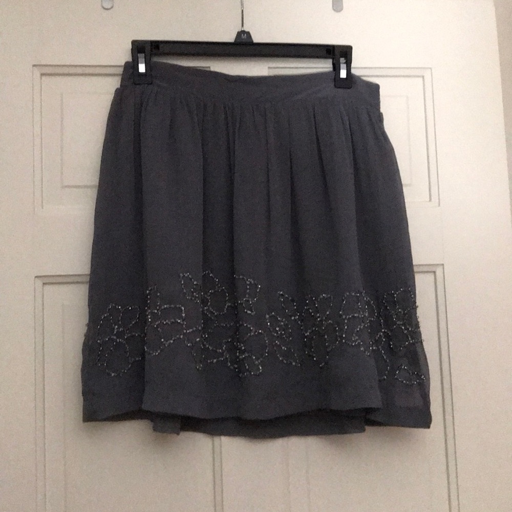 Jennifer Lopez skirt. Slate grey and beaded.